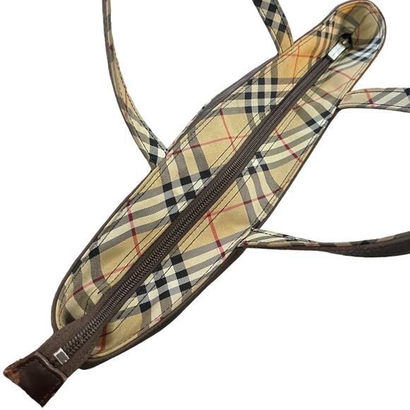 Burberry Brown Nova Check Tote - Picture 4 of 11